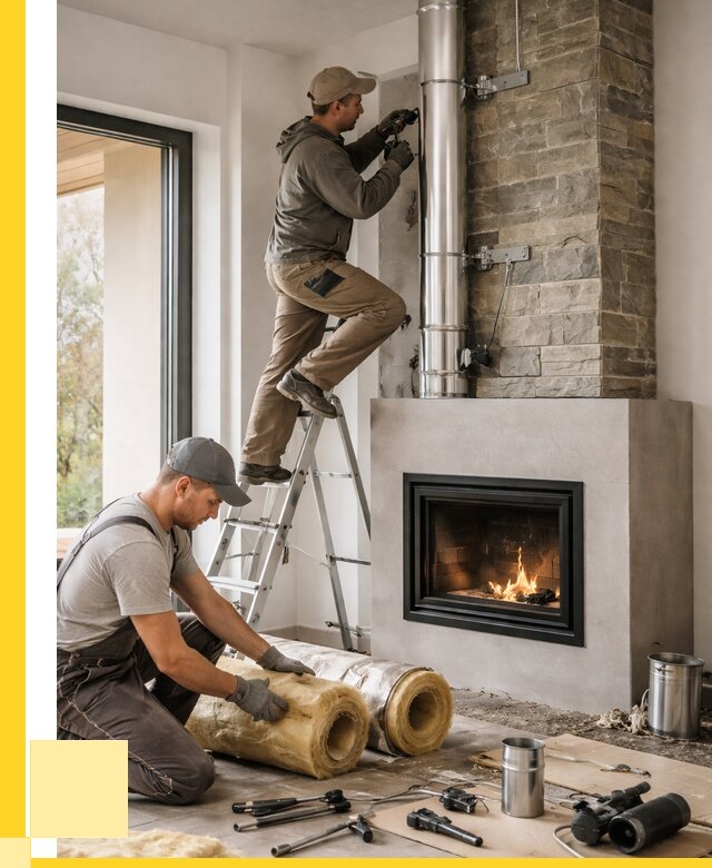 Монтаж дымоходов для каминов в Кунгуре от 15384 р. ЭриданКнг