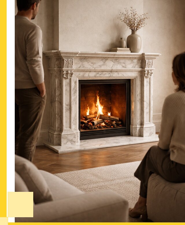 Мраморные камины под ключ в Кунгуре от 256400 р. | ЭриданКнг