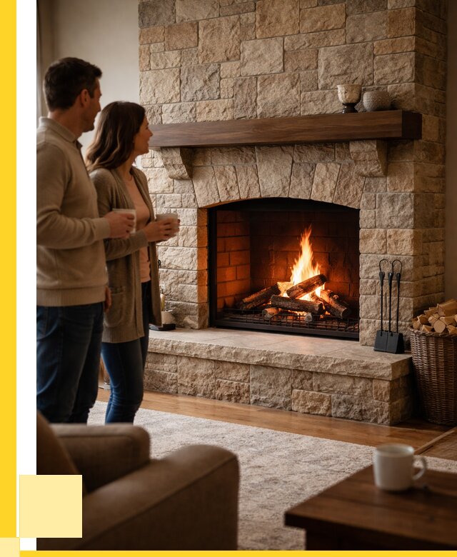 Каменные камины на заказ в Кунгуре от 184608 р. | ЭриданКнг