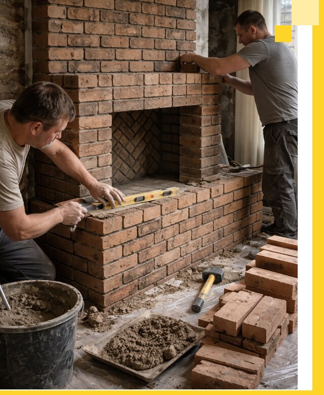 Изготовление и установка кирпичных каминов в Кунгуре