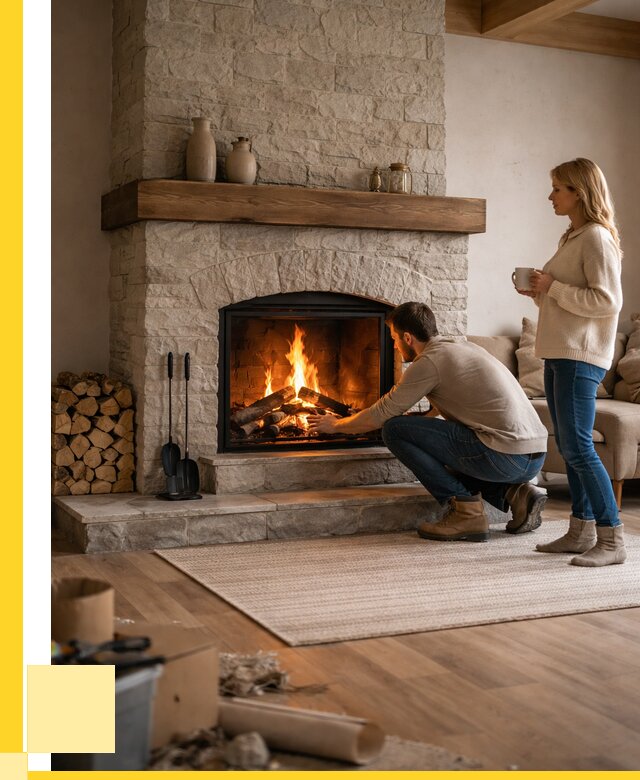 Камины для загородного дома в Кунгуре от 358960 р., ЭриданКнг