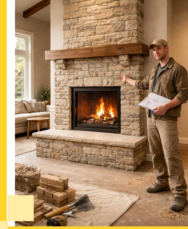 Камины под ключ в Кунгуре от 184608 р. | ЭриданКнг — установка