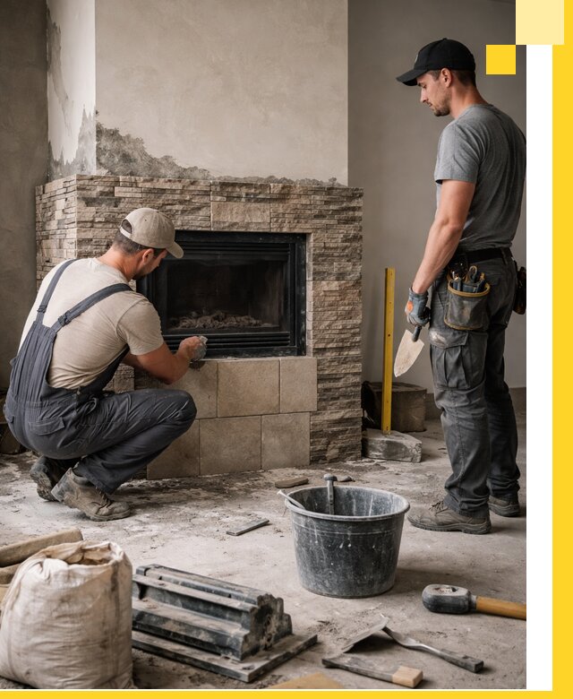 Камины под ключ в Кунгуре: проект, изготовление и монтаж