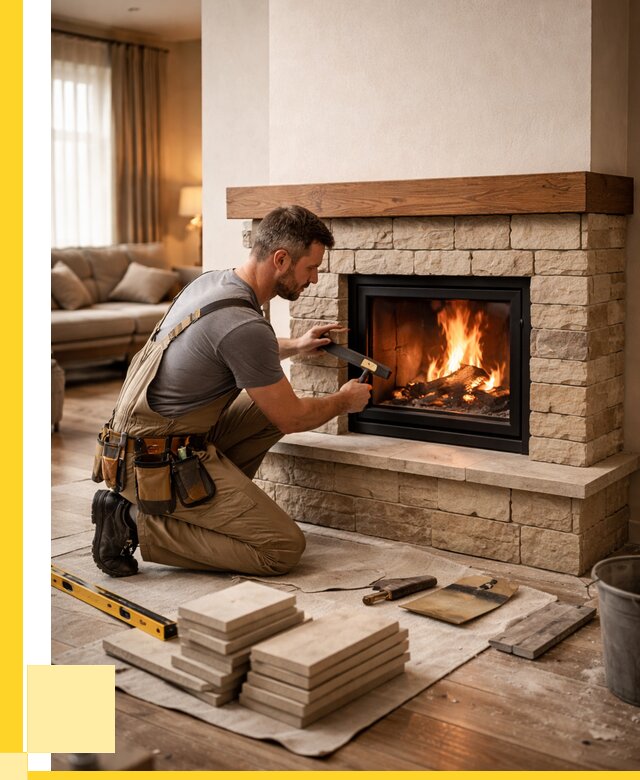 Строительство каминов в Кунгуре от 153840 р., ЭриданКнг - под ключ