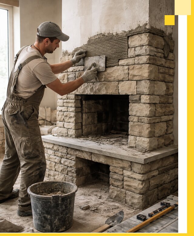 Строительство каминов под ключ в Кунгуре от проектирования до монтажа