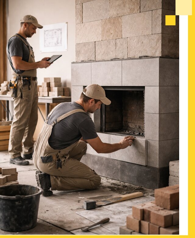 Индивидуальные проекты каминов и каминных систем в Кунгуре