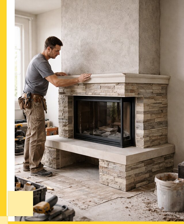 Изготовление каминов под ключ в Кунгуре от 153840 р. | ЭриданКнг