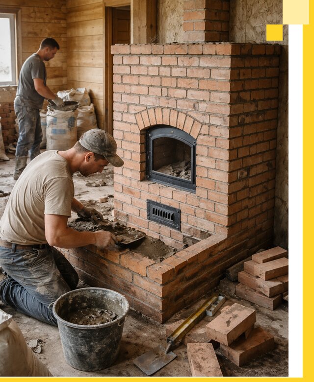 Профессиональное строительство печей в Кунгуре под ключ