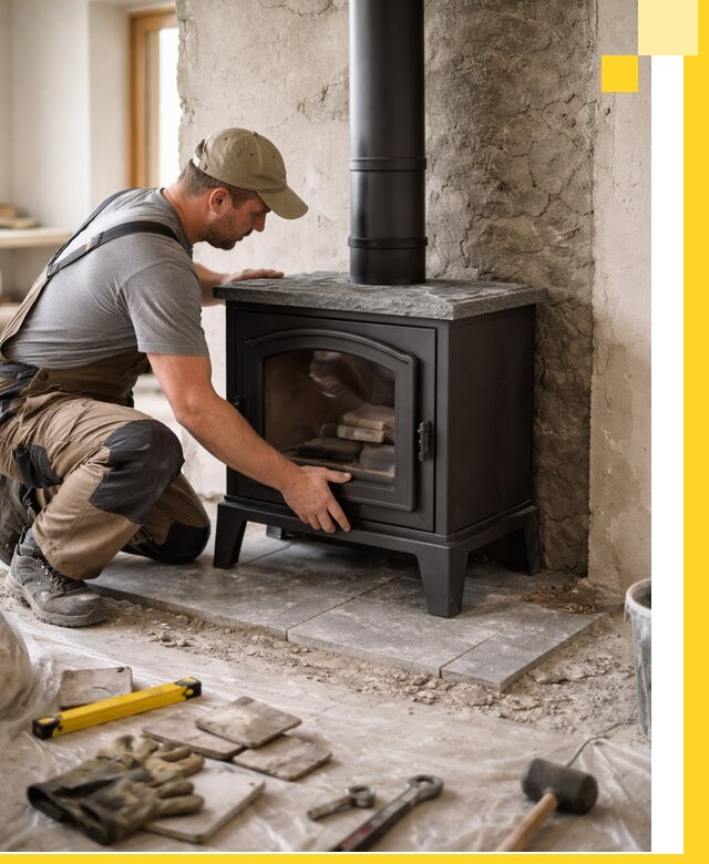 Профессиональный монтаж печей и каминов в Кунгуре под ключ