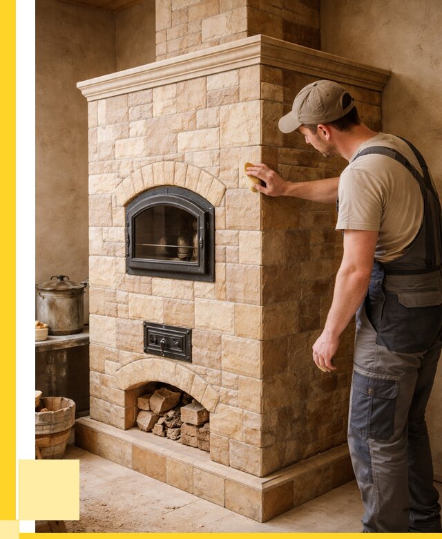 Облицовка печей в Кунгуре от 4615 р. под ключ | ЭриданКнг