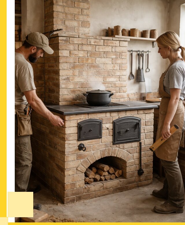 Варочно отопительные печи в Кунгуре от 92304 р. | ЭриданКнг