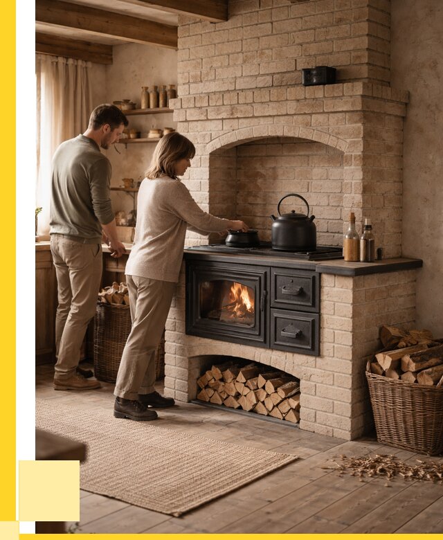 Печи с плитой в Кунгуре от 46152 р. | ЭриданКнг — кирпичная печь