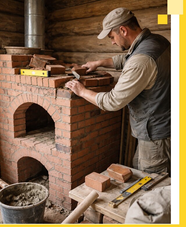 Изготовление и установка русских печей в Кунгуре под ключ