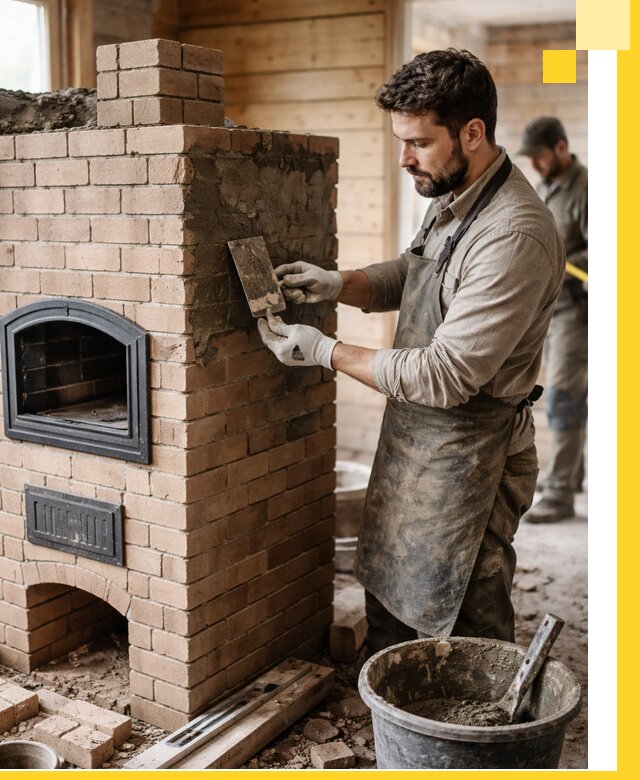 Изготовление и установка печей-шведок под ключ в Кунгуре