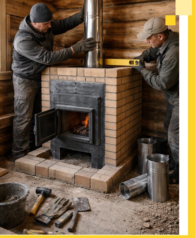 Проектирование, изготовление и установка банных печей в Кунгуре