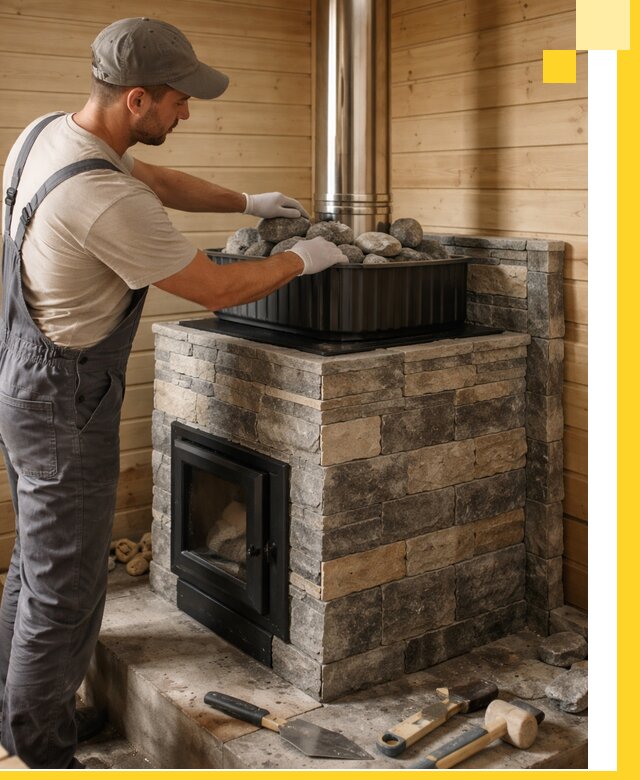 Печи для парной в Кунгуре, производство, монтаж и обслуживание