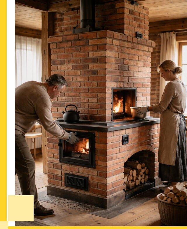 Печи для загородного дома под ключ в Кунгуре от 82048 р. | ЭриданКнг