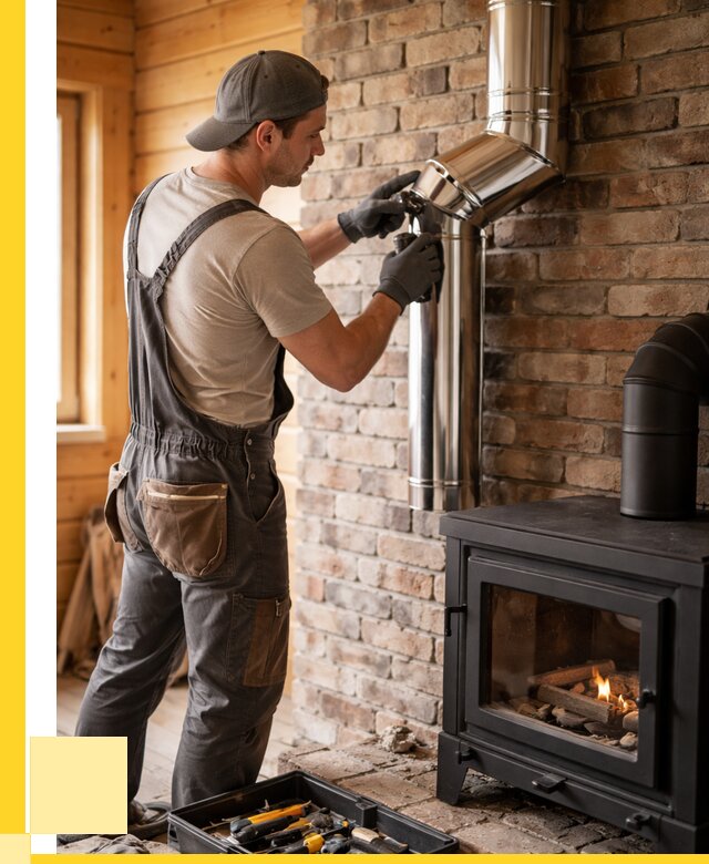 Монтаж дымоходов для печей в Кунгуре от 7692 р. | ЭриданКнг