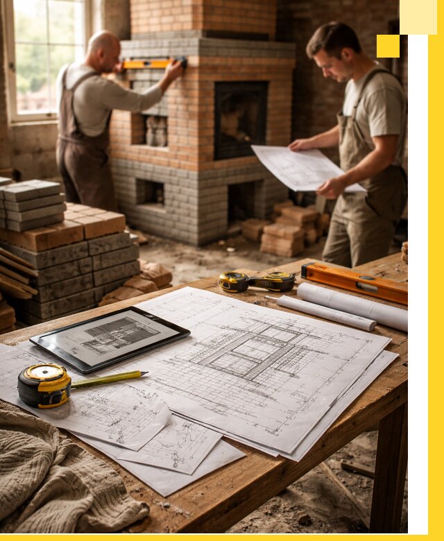 Проекты печей и каминов с индивидуальным дизайном в Кунгуре