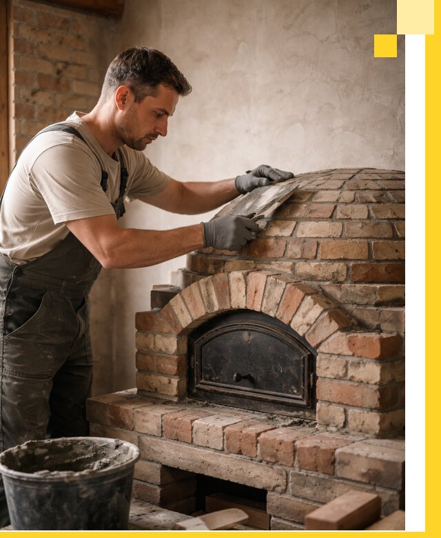 Изготовление и монтаж помпейских печей на заказ в Кунгуре