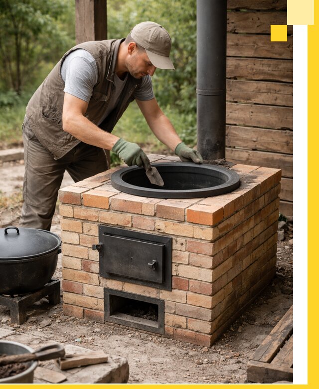 Изготовление и установка печей для казана в Кунгуре под ключ