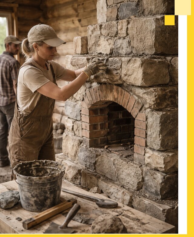 Каменные печи на заказ и монтаж в Кунгуре, долговечные решения