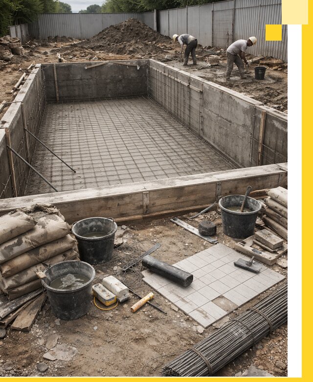 Строительство бассейнов под ключ в Кунгуре, дизайн и монтаж