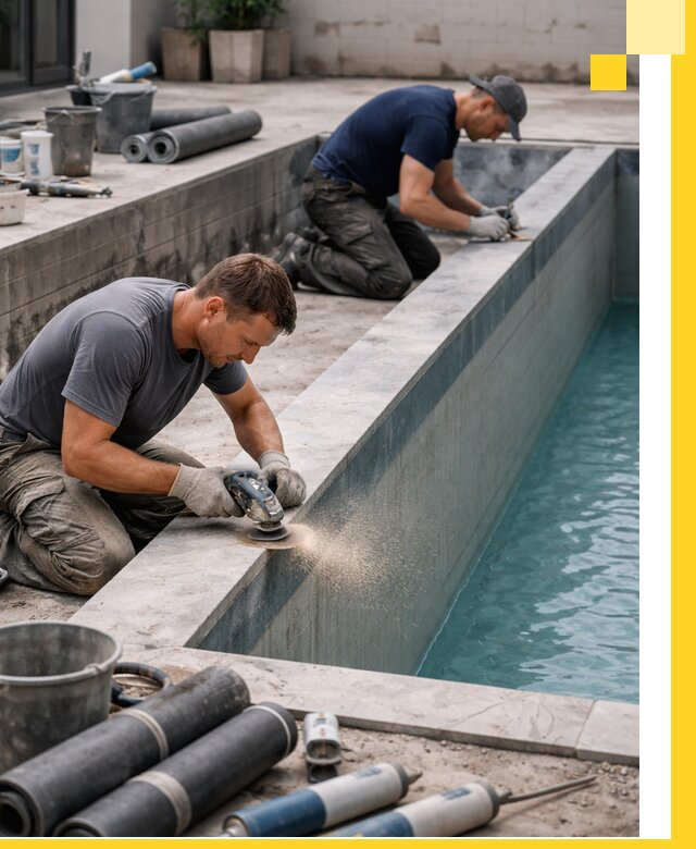 Профессиональный ремонт бассейнов под ключ в Кунгуре