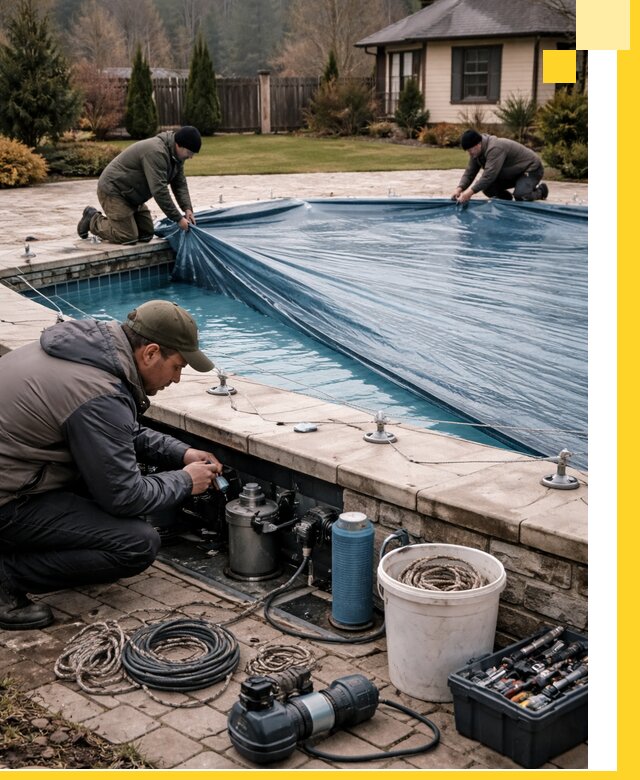 Консервация бассейнов в Кунгуре: подготовка к длительному хранению