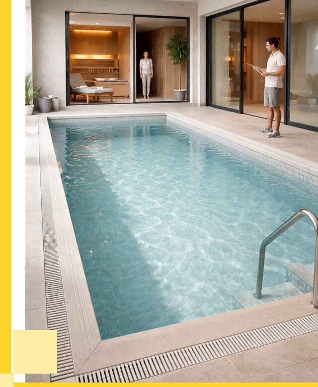 Отделка бассейна пленкой ПВХ в Кунгуре от 3590 р. - ЭриданКнг