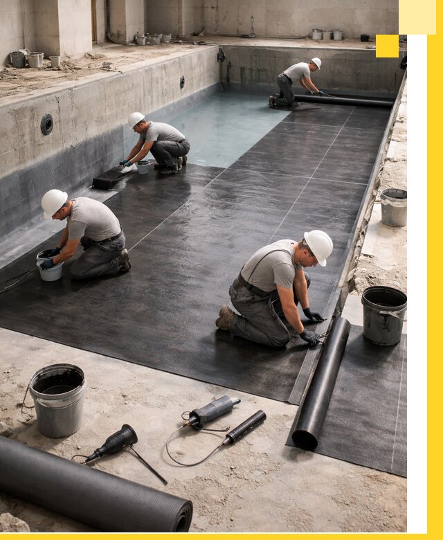 Профессиональная гидроизоляция бассейнов и чаш в Кунгуре под ключ