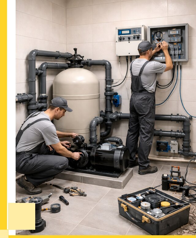 Монтаж оборудования для бассейнов в Кунгуре от 41024 р. | ЭриданКнг