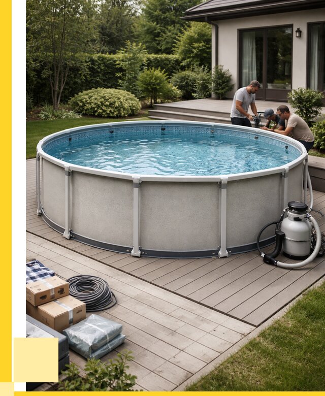 Купить каркасные бассейны в Кунгуре от 46152 р. | ЭриданКнг