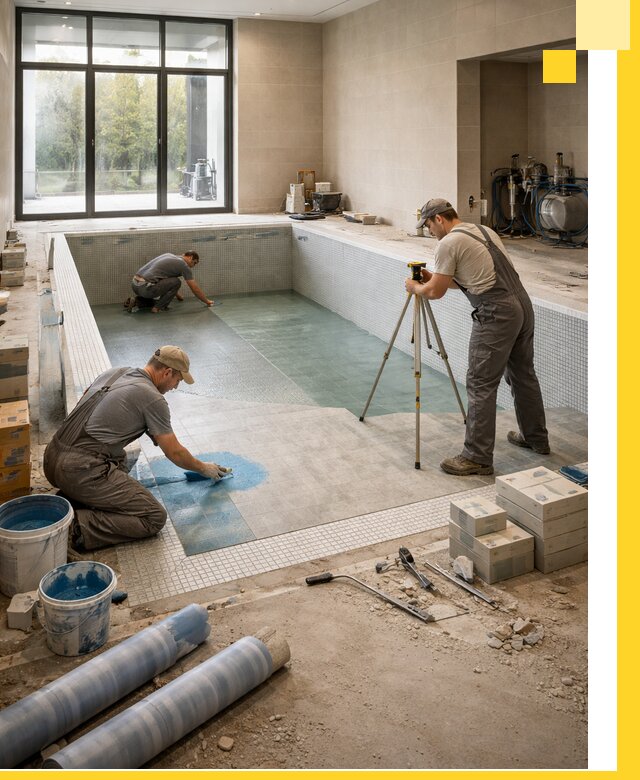 Проект и строительство закрытых бассейнов в Кунгуре под ключ