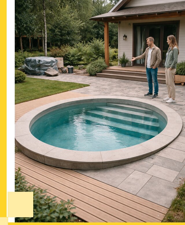 Бассейн на даче под ключ в Кунгуре от 205120 р., ЭриданКнг