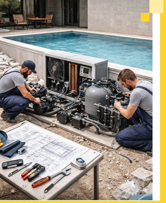 Проектирование и монтаж бассейнов с подогревом в Кунгуре