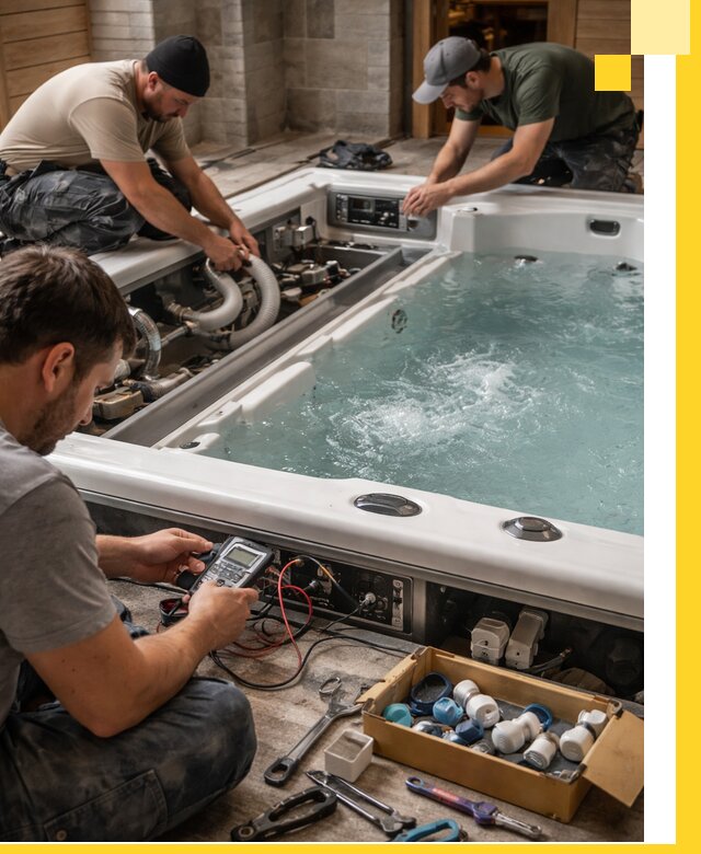 Гидромассажные бассейны под ключ в Кунгуре, дизайн и монтаж