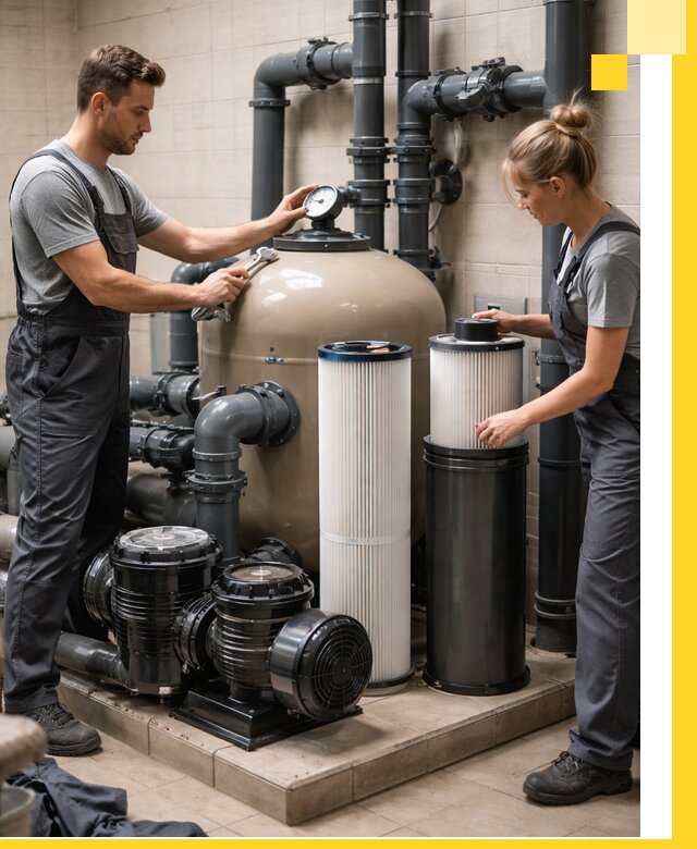 Фильтры и системы фильтрации для бассейнов в Кунгуре