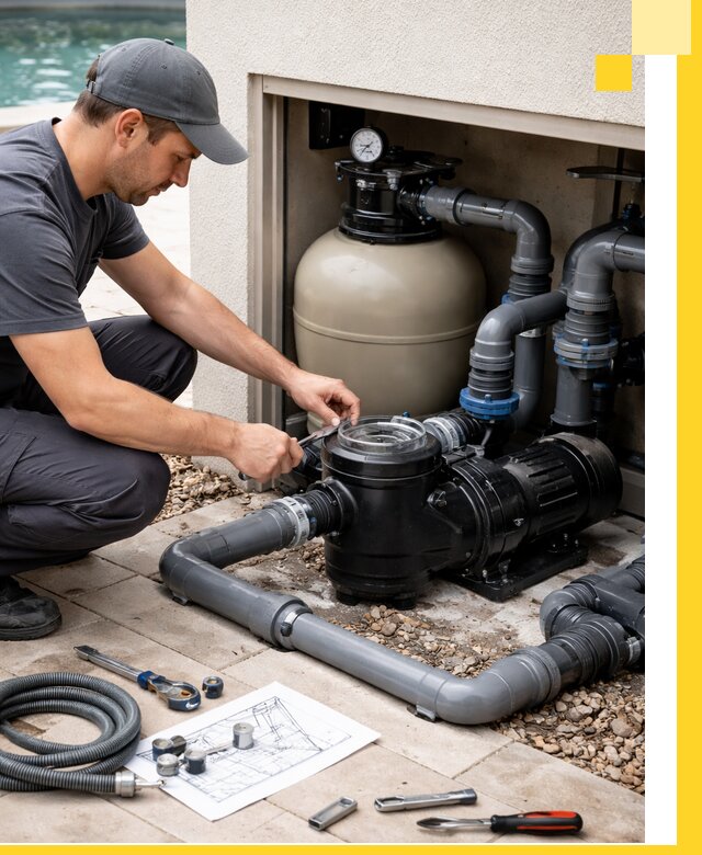 Поставка, монтаж и сервис насосов для бассейнов в Кунгуре