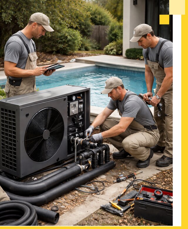 Проектирование и установка тепловых насосов для бассейнов в Кунгуре