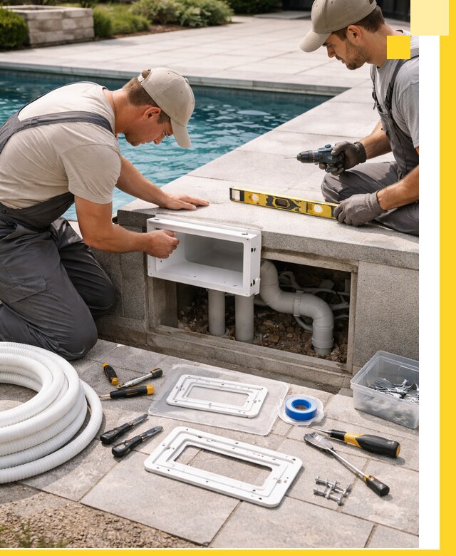 Поставка и установка скиммеров для бассейнов в Кунгуре