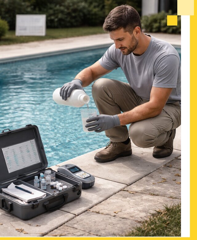 Профессиональная дезинфекция воды в бассейне в Кунгуре