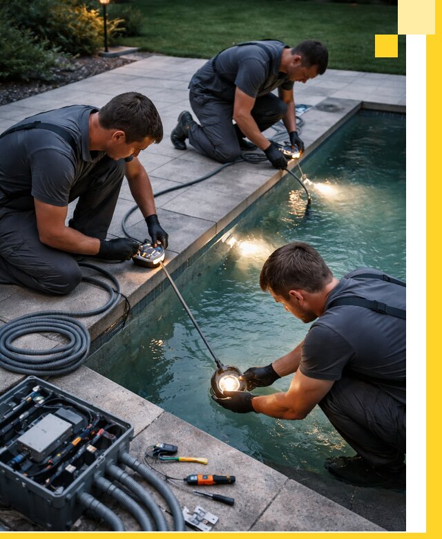 Профессиональное освещение бассейнов в Кунгуре: дизайн и монтаж