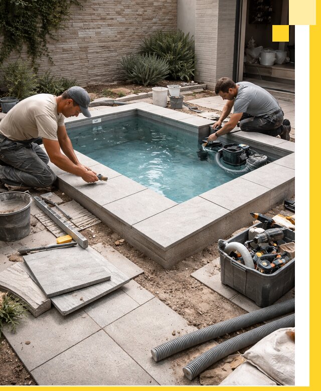 Мини бассейны под ключ в Кунгуре, дизайн и установка