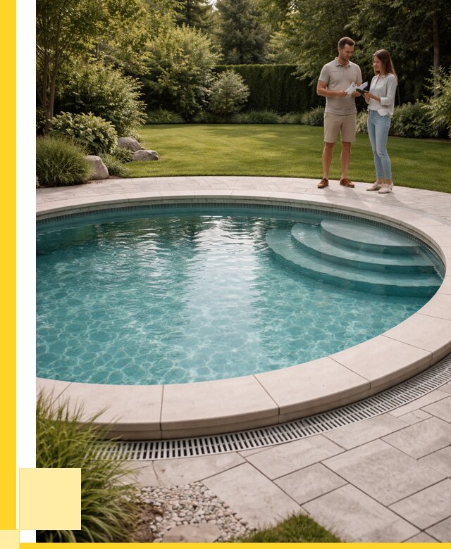 Круглые каркасные бассейны купить в Кунгуре от 256400 р. | ЭриданКнг