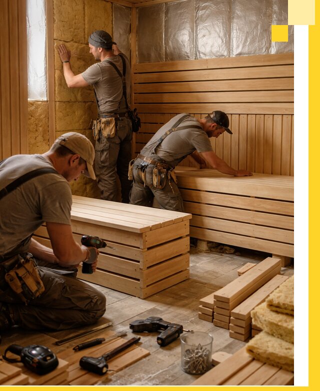 Профессиональное строительство саун под ключ в Кунгуре