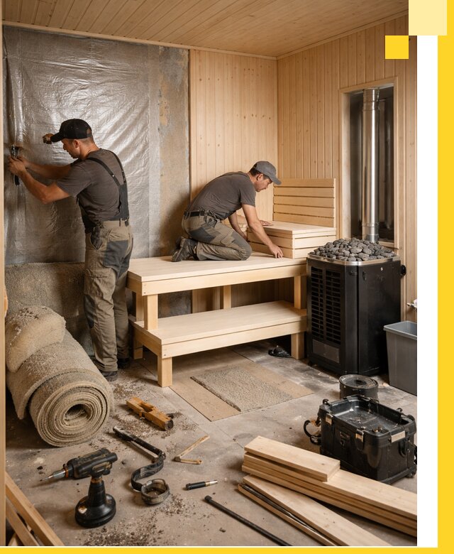 Проекты саун под ключ в Кунгуре дизайн и строительство