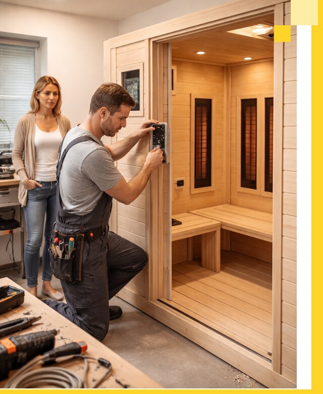 Инфракрасные сауны под ключ в Кунгуре продажа и установка