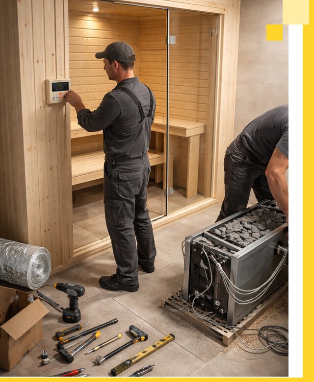 Поставка, установка и монтаж электрических саун в Кунгуре