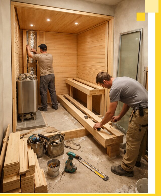 Проектирование и установка домашних саун под ключ в Кунгуре